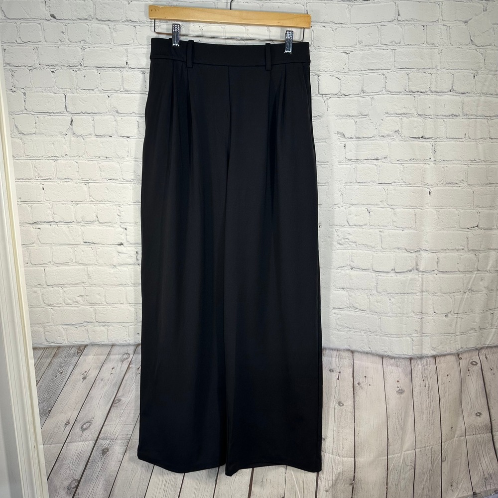 Lululemon Daydrift Wide-Leg Pants Black High-Rise Trouser LW5HCOS Size M